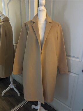 Forever 21 Classic Camel Wool Coat